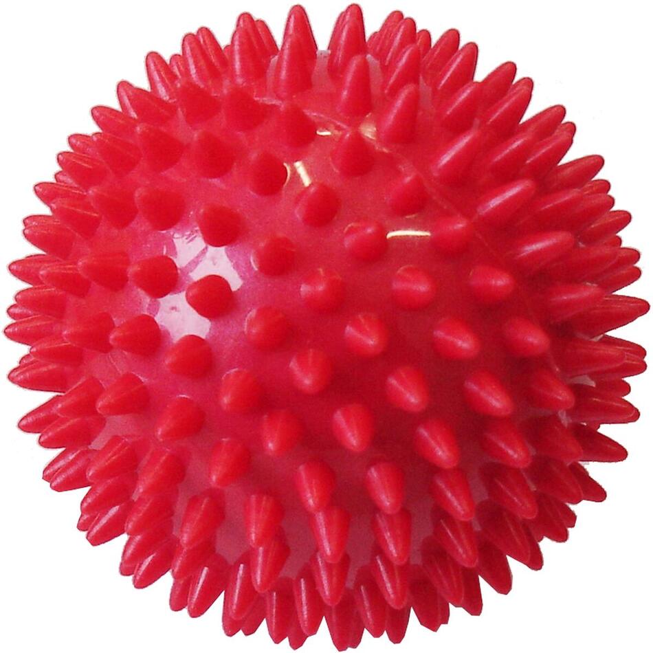 Míček masážní průměr 7,5 cm červený