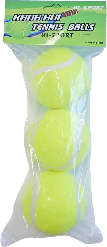 Tenisové míčky KUBIsport G7785, 3 ks