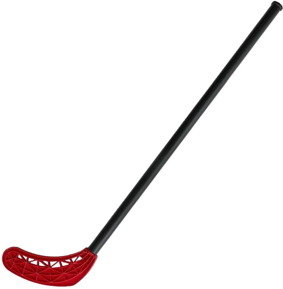 Floorbalová hůl plastová 95cm červená