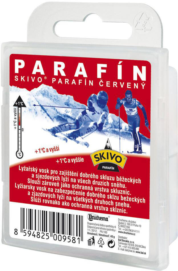 Skivo - vosk sjezdový - červený