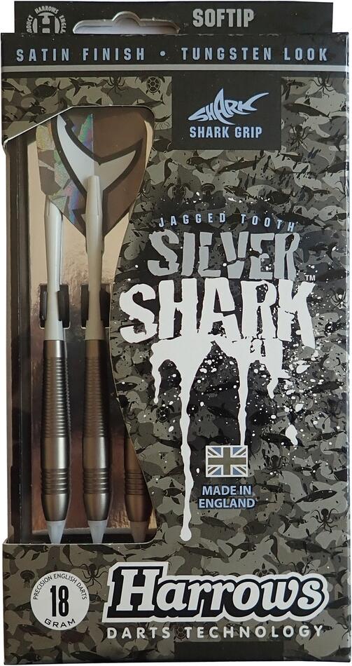 Šipky HARROWS SOFT SILVER SHARK 18g