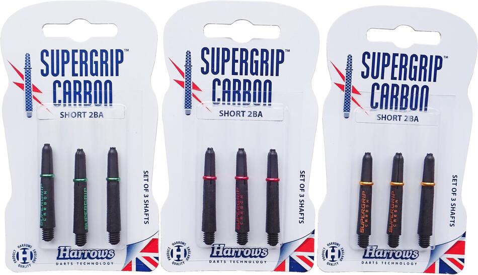 Harrows Násadky SUPERGRIP CARBON vel. S