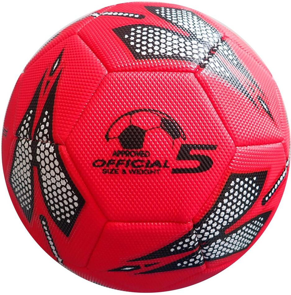 Kopací míč KUBIsport velikost 5, červený