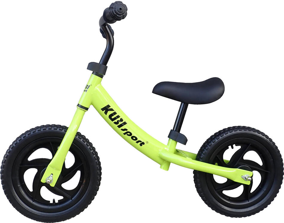Odrážedlo pro děti s plastovými koly 12" žluté