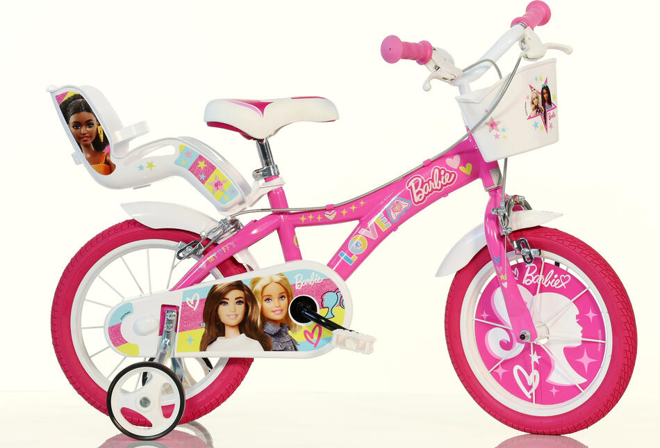 Dino bikes 144GLN BARBIE 14" 2022 dětské kolo