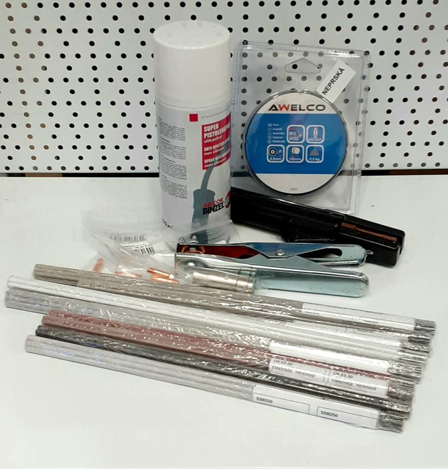 SET SVÁŘECÍ - ELEKTRODY, DRÁT A PŘÍSLUŠENSTVÍ / SET-SVP Beno