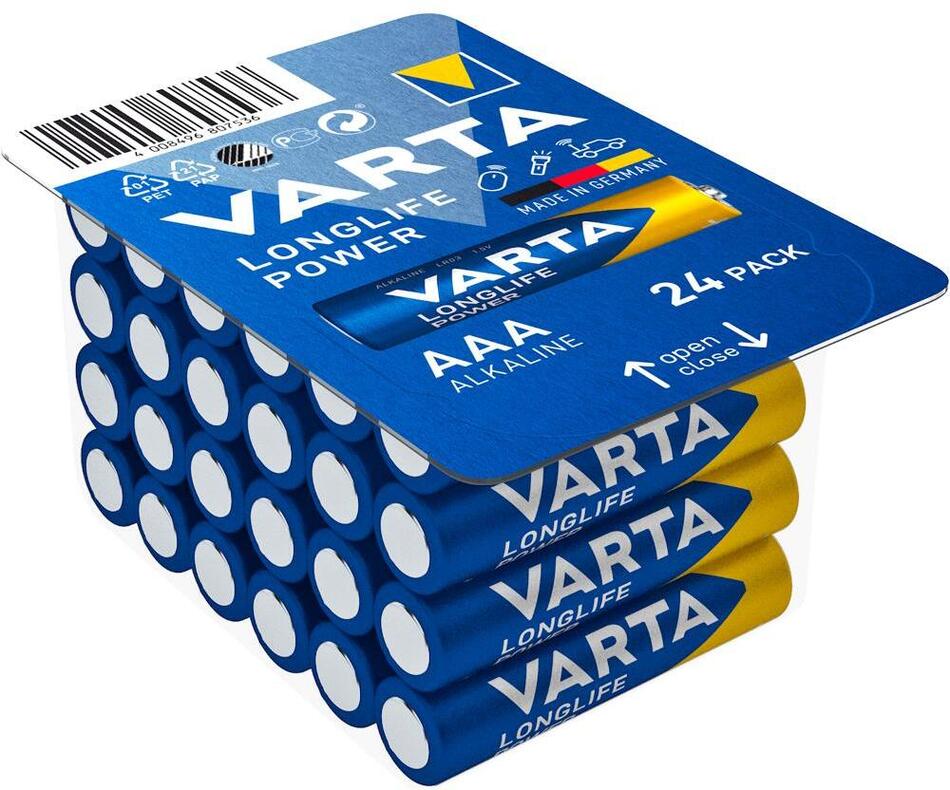 Baterie Varta LR03 24BP AAA Longlife Power
