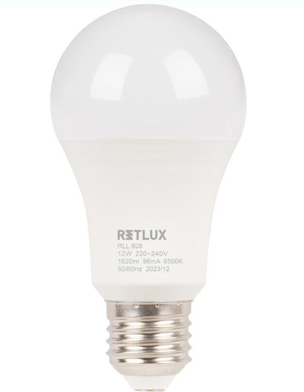 LED žárovka Classic Retlux RLL 608 A60 E27 bulb 12W DL