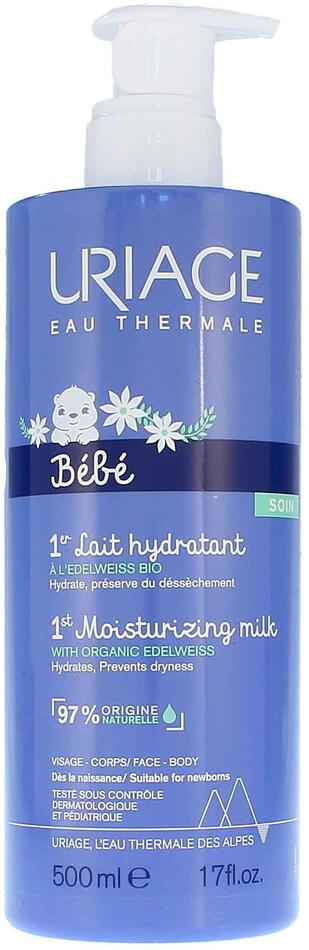 URIAGE Bébé 1st Moisturizing Milk hydratační mléko od narození pro děti 500 ml