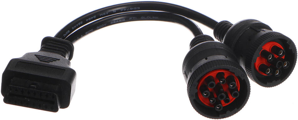 OBD-II redukce 9-pin J1939 a 6-pin J1708 MECHANIC CABLE 8 SIXTOL