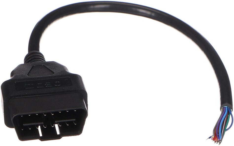 OBD-II prodlužovací kabel samec s 16 piny ukončený 30cm kabely MECHANIC CABLE 28 SIXTOL