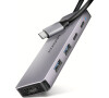 Axagon AXAGON HMC-5H60, USB 5Gbps hub, porty 2x USB-A, 1x USB-C, HDMI 4k/60, PD 100W, kabel USB-C 15cm