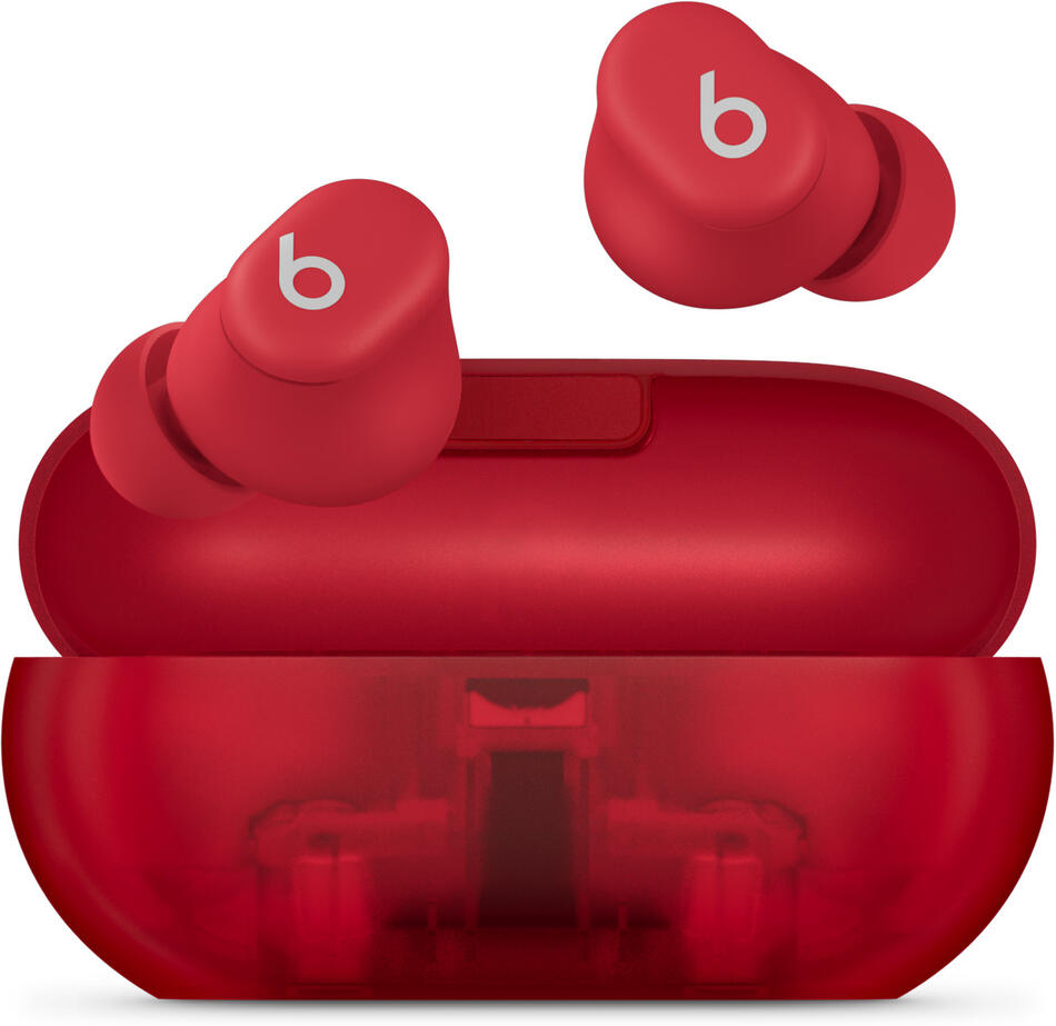 Apple beats Solo Buds / ANC / BT / Bezdrát / Transparent Red (MUW03EE/A)