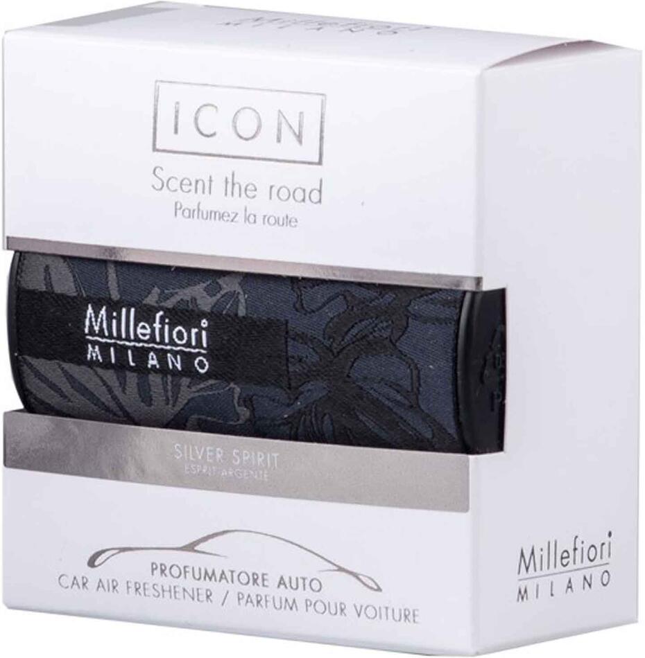 Vůně do auta Millefiori Milano Icon Textil Floral Silver Spirit