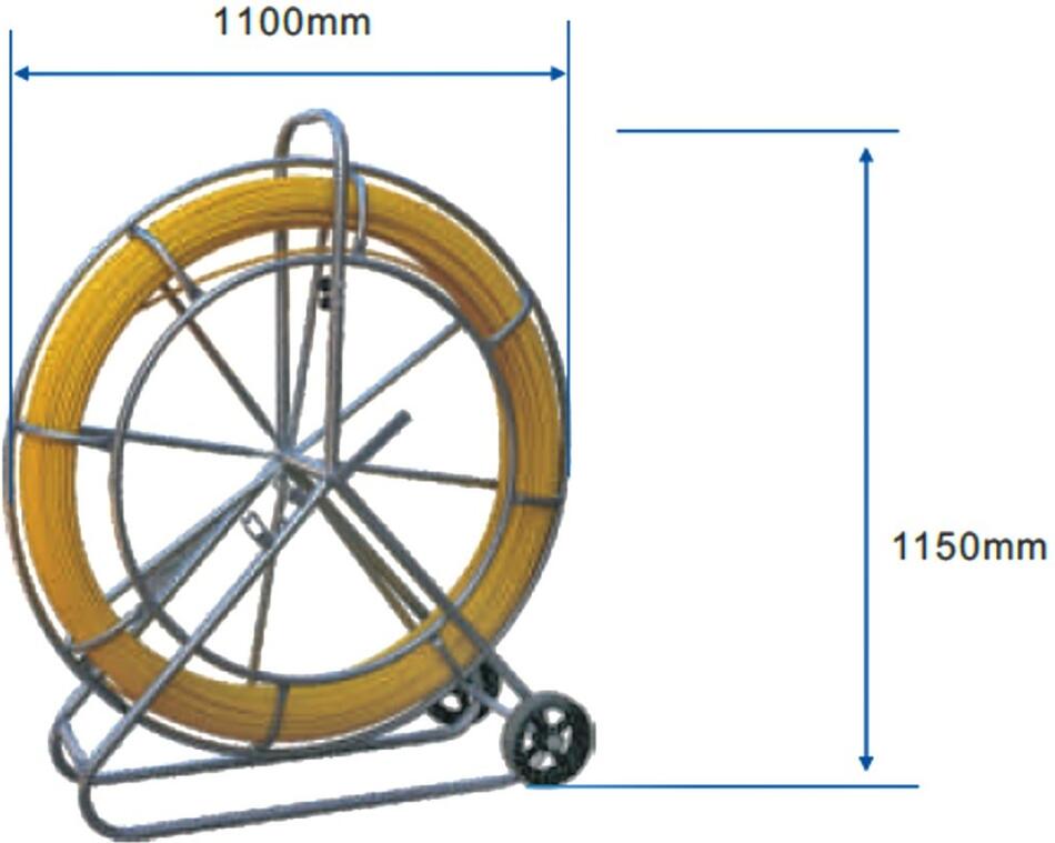 Protahovací pero sklolaminátové ve stojanu 9mm - 200m