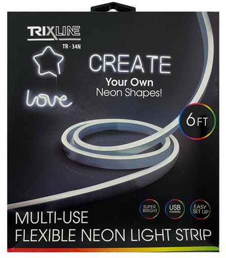 LED pásek USB TRIXLINE TR-34N 1,8m bílý neonový