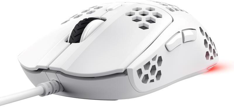 TRUST myš GXT 928 Helox Lightweight, Bílá (25389)