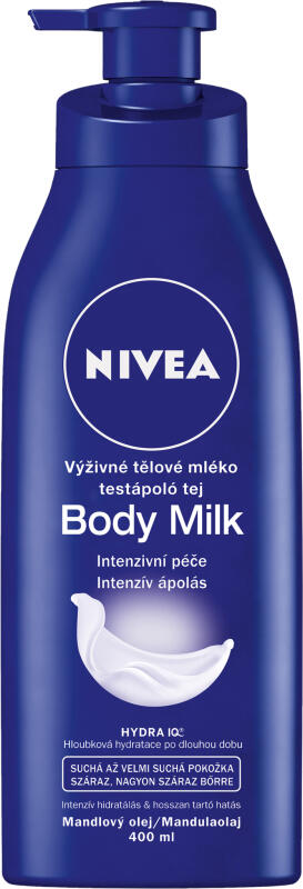 Nivea Body Milk výživné tělové mléko s pumpičkou, 400 ml