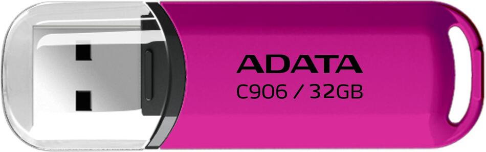 A-Data ADATA Flash Disk 32GB C906, USB 2.0, růžová (AC906-32G-RPP)