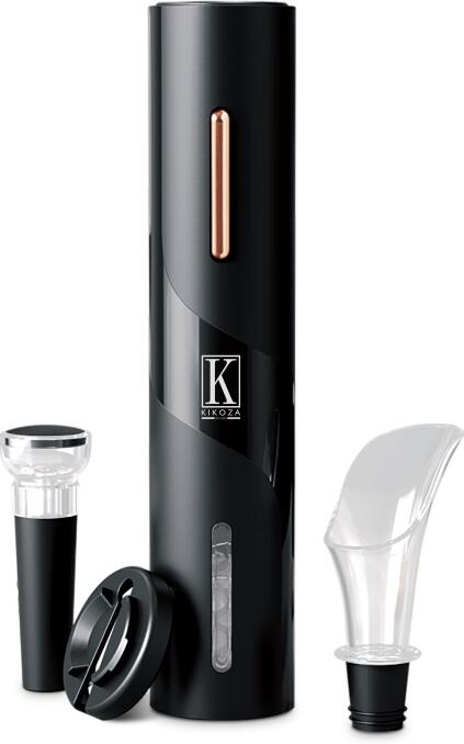 BERLINGERHAUS Vývrtka elektrická na víno s příslušenstvím Black Rose Collection KI-1010