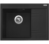 Sinks RIM 650 L Metalblack levý