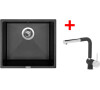 Sinks FRAME 457 Metalblack + Mix 3 P GR