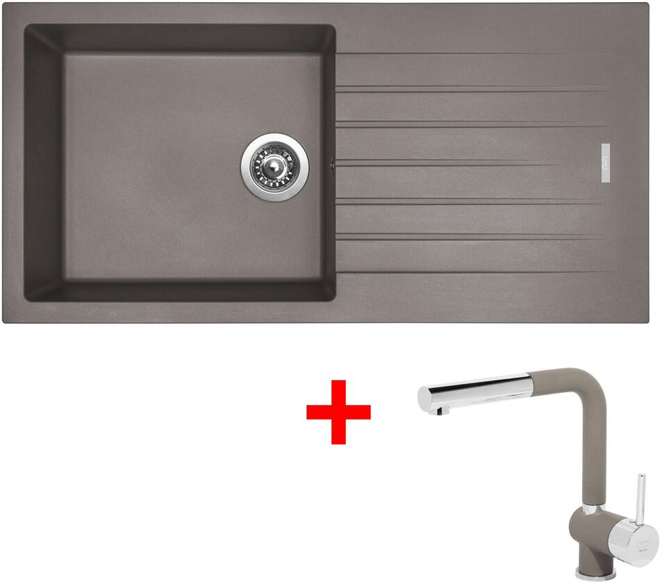 Sinks PERFECTO 1000 Truffle + Mix 3 P GR