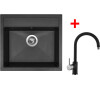 Sinks SOLO 560 Granblack + Vitalia GR