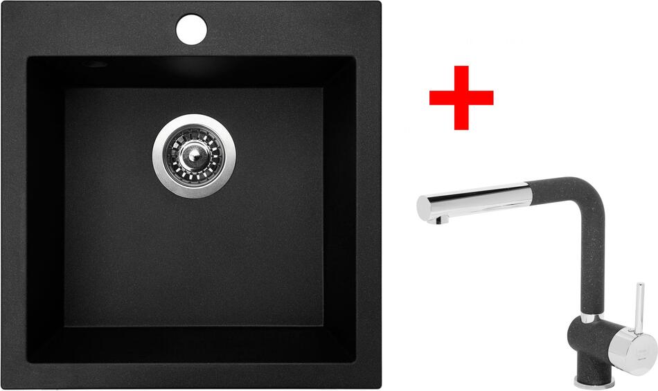 Sinks VIVA 455 Granblack + Mix 3 P GR