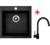 Sinks VIVA 455 Granblack + Vitalia černá matná