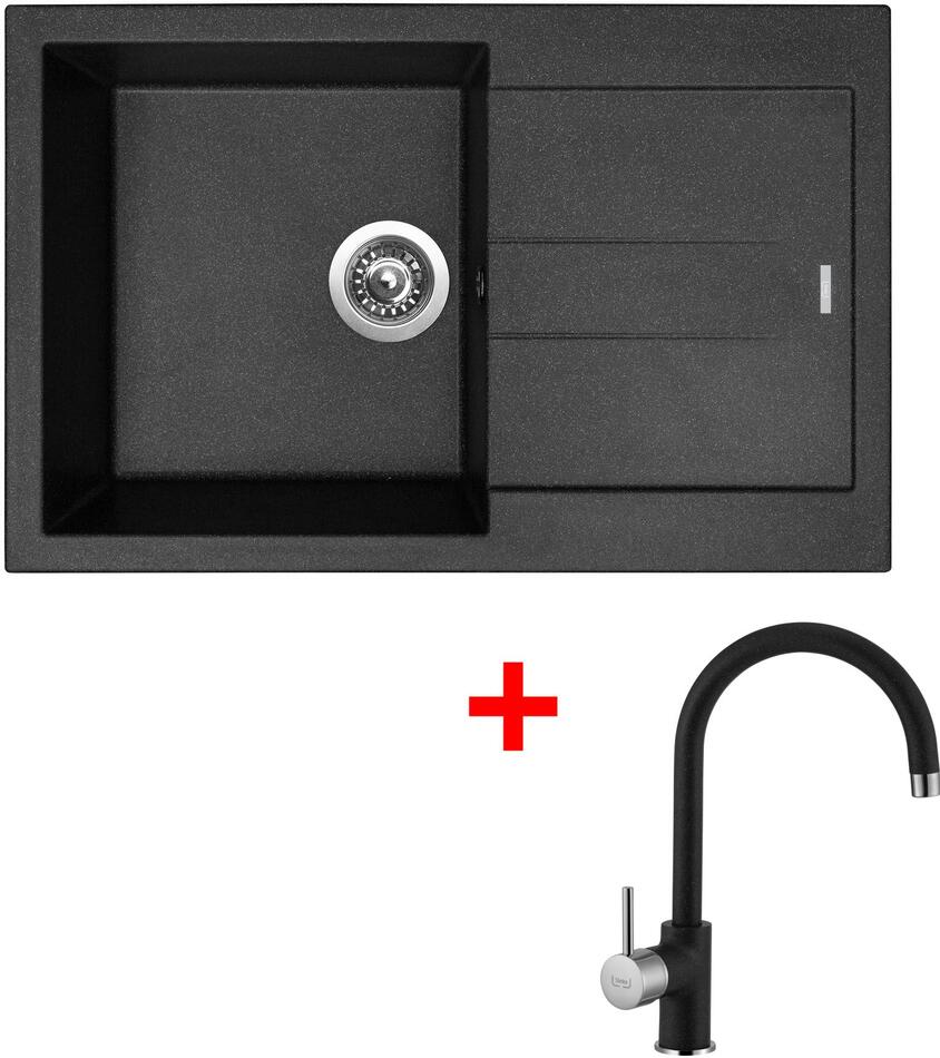 Sinks AMANDA 780 Granblack + Vitalia GR