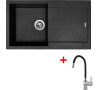 Sinks AMANDA 860 Pureblack + Flexia