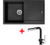 Sinks AMANDA 860 Nanoblack+MIX 3 P Nanoblack