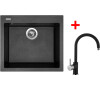 Sinks CUBE 560 Metalblack + Vitalia GR