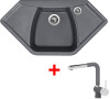Sinks NAIKY 980 Titanium + Mix 3 P GR