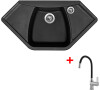 Sinks NAIKY 980 Pureblack + Flexia
