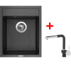Sinks CLASSIC 400 Metalblack + Mix 3 P GR
