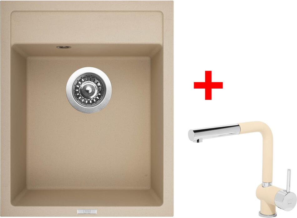 Sinks CLASSIC 400 Sahara + Mix 3 P GR