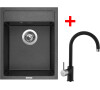 Sinks CLASSIC 400 Granblack + Vitalia GR