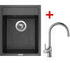 Sinks CLASSIC 400 Metalblack + Vitalia