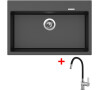 Sinks MAXIMO 780 Metalblack + Flexia