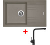 Sinks LINEA 780 Truffle + Elka černá matná