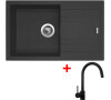 Sinks LINEA 780 Granblack + Vitalia černá matná