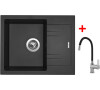 Sinks LINEA 600 Metalblack + Flexia