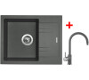 Sinks LINEA 600 Titanium + Vitalia GR