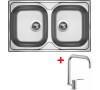 Sinks CLASSIC 800 DUO + CORNIA