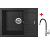 Sinks AMANDA 650 Metalblack + Flexia