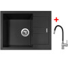 Sinks AMANDA 650 Pureblack + Flexia