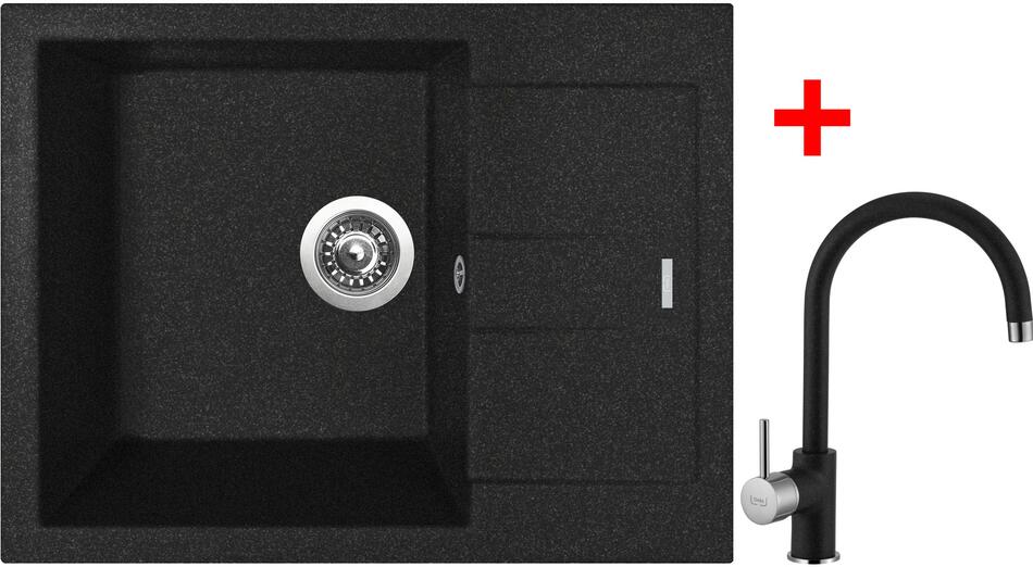 Sinks AMANDA 650 Granblack + Vitalia GR