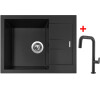 Sinks AMANDA 650 Nanoblack+EVA P Nanoblack